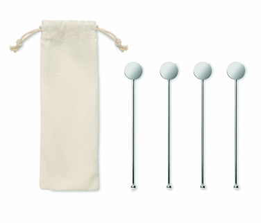 Logotrade promotional product image of: Stainless steel stirrers set